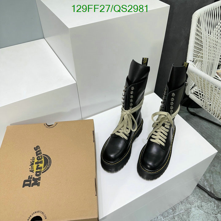 DrMartens-Women Shoes Code: QS2981 $: 129USD