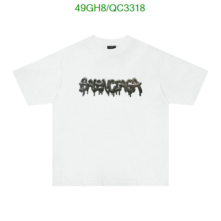 Balenciaga-Clothing Code: QC3318 $: 49USD