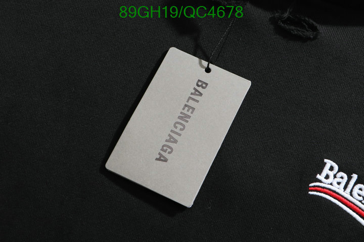 Balenciaga-Clothing Code: QC4678 $: 89USD
