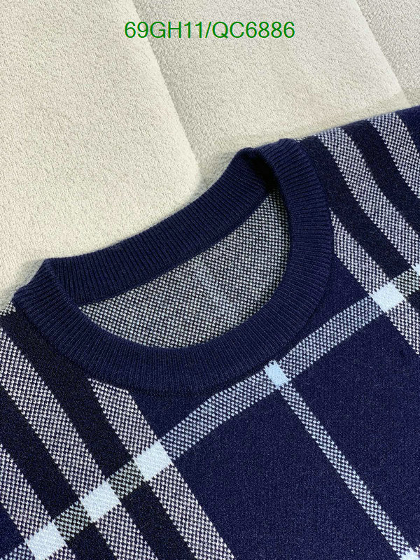 Burberry-Clothing Code: QC6886 $: 69USD