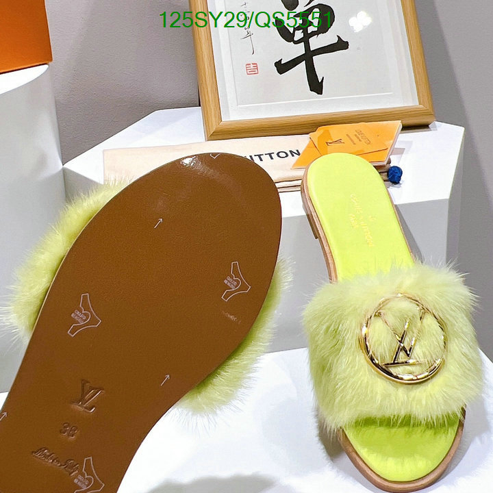 LV-Women Shoes Code: QS5551 $: 125USD