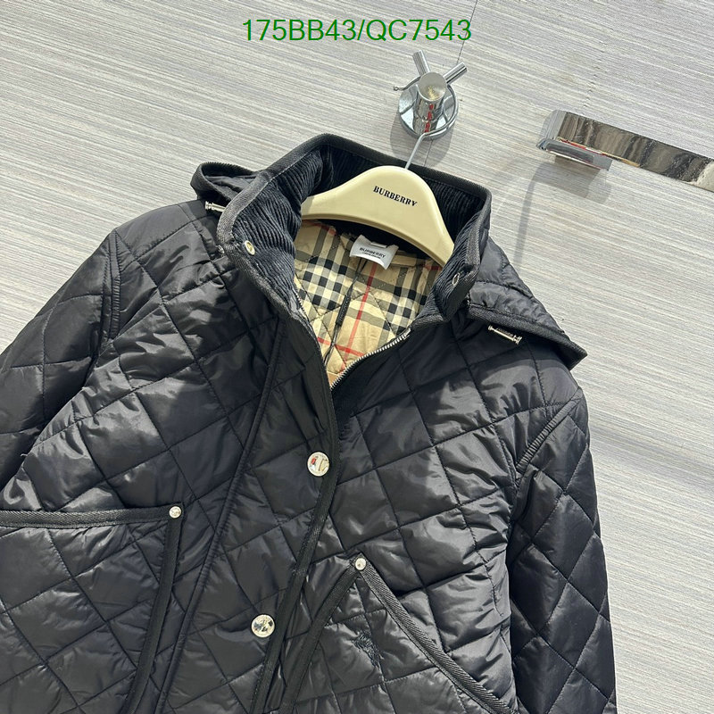 Burberry-Clothing Code: QC7543 $: 175USD