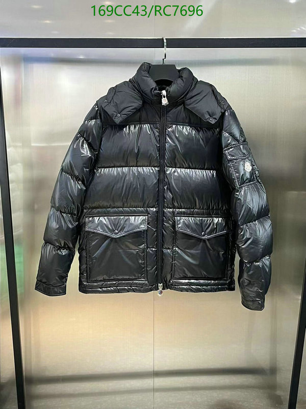 Moncler-Down jacket Men Code: RC7696 $: 169USD