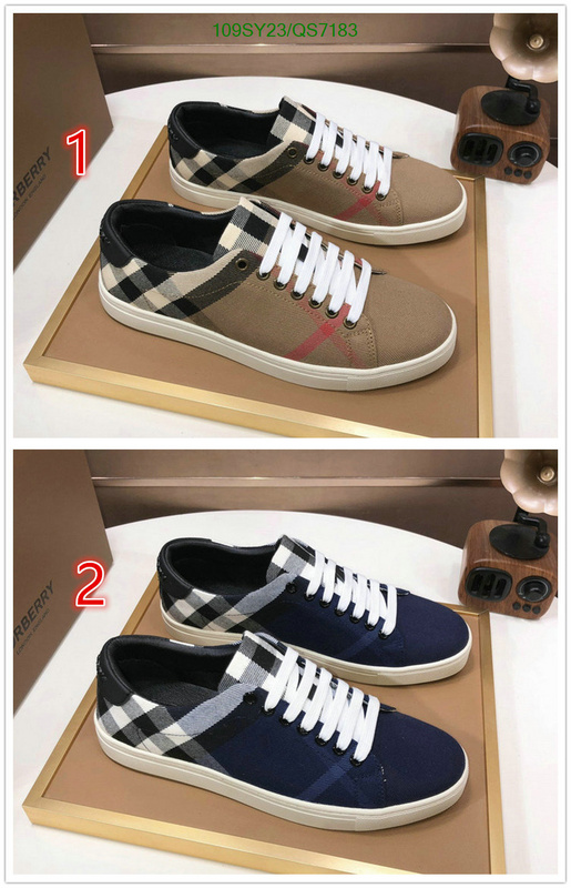 Burberry-Men shoes Code: QS7183 $: 109USD