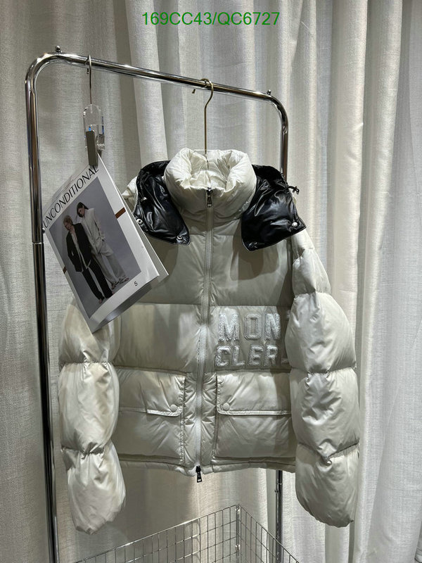 Moncler-Down jacket Women Code: QC6727 $: 169USD