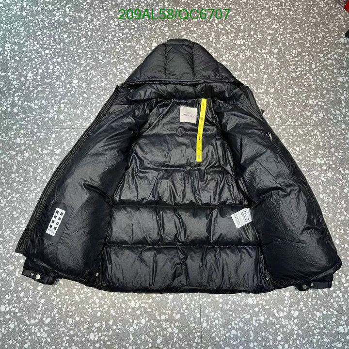 Moncler-Down jacket Men Code: QC6707 $: 209USD