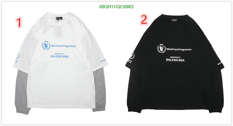 Balenciaga-Clothing Code: QC6983 $: 69USD