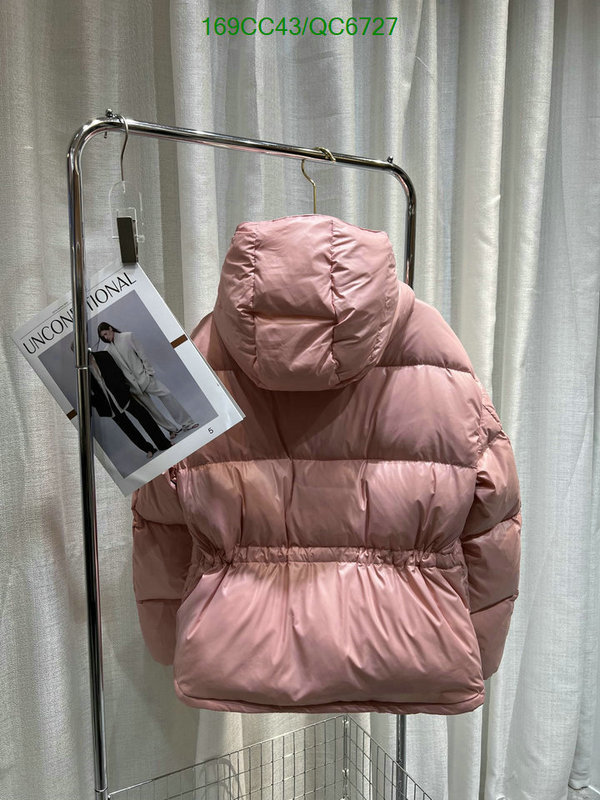 Moncler-Down jacket Women Code: QC6727 $: 169USD