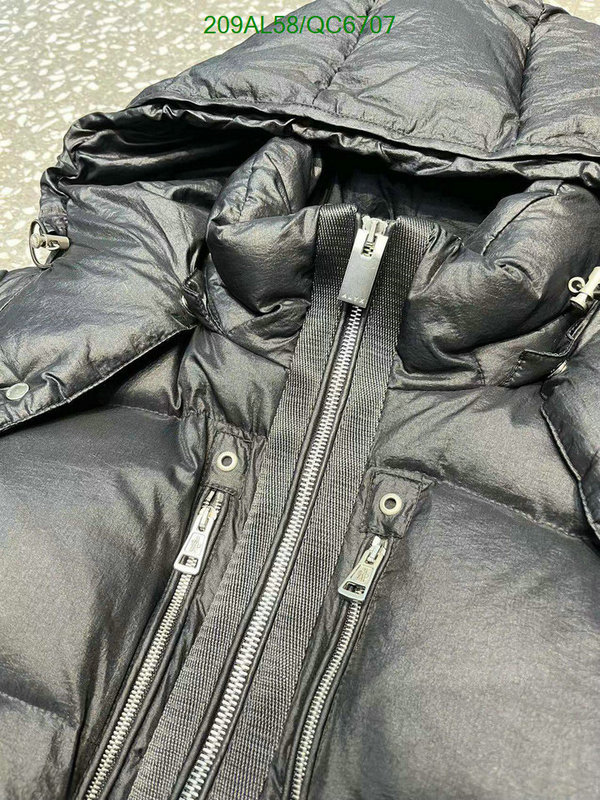 Moncler-Down jacket Men Code: QC6707 $: 209USD