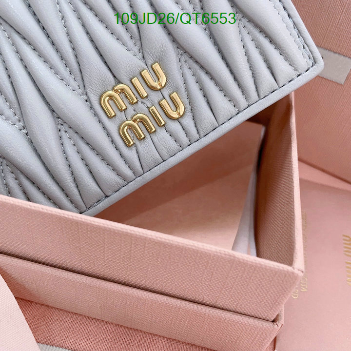 Miu Miu-Wallet Mirror Quality Code: QT6553 $: 109USD