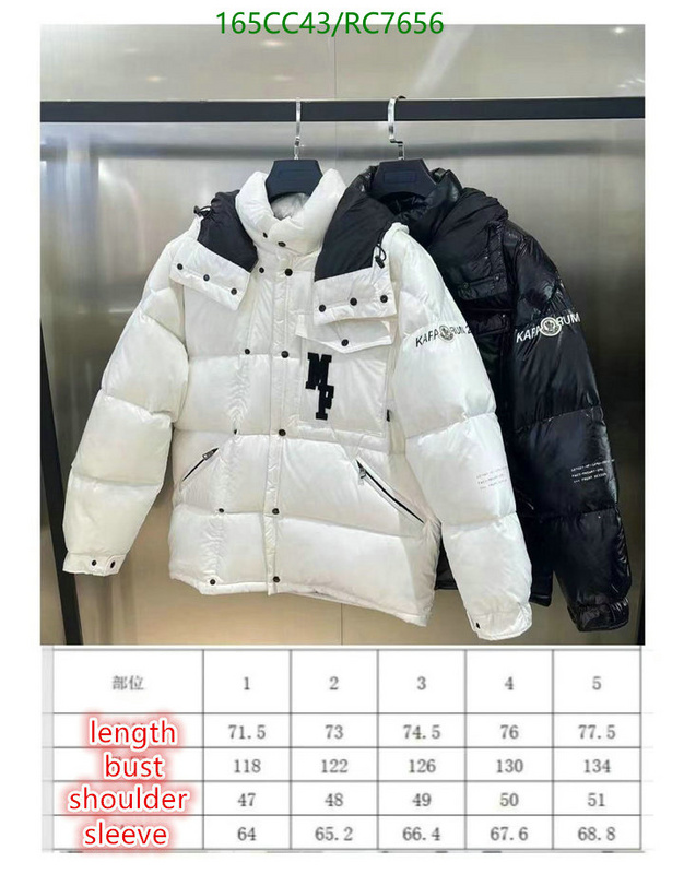 Moncler-Down jacket Women Code: RC7656 $: 165USD