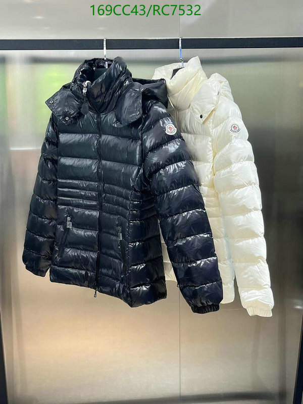 Moncler-Down jacket Women Code: RC7532 $: 169USD