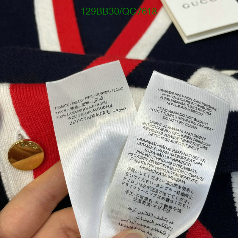 Gucci-Clothing Code: QC7618 $: 129USD