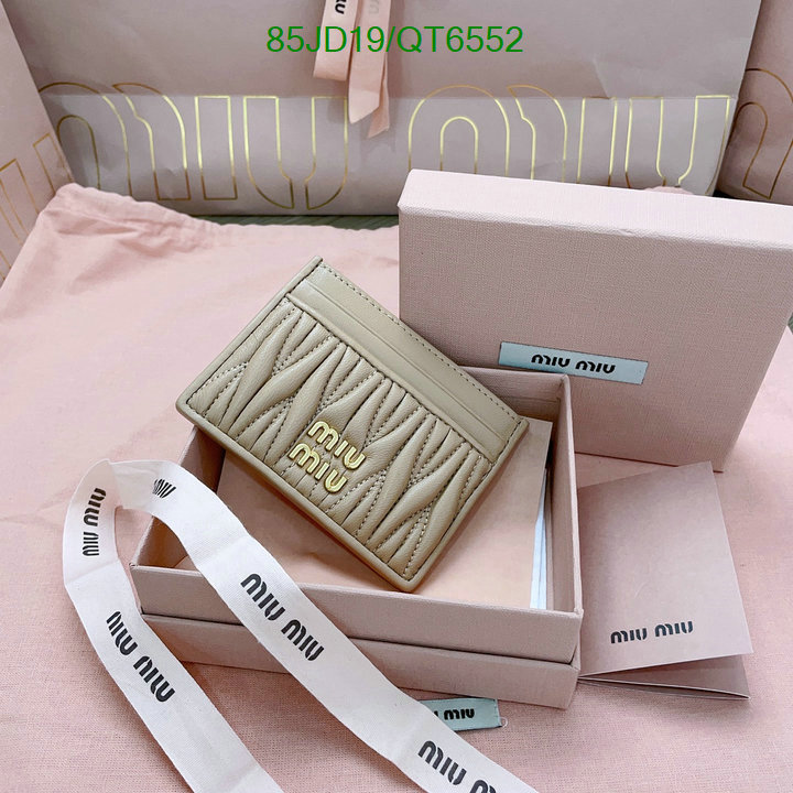 Miu Miu-Wallet Mirror Quality Code: QT6552 $: 85USD