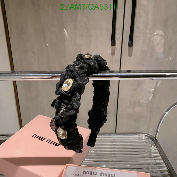 MIU MIU-Headband Code: QA5311 $: 27USD