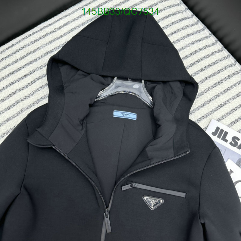 Prada-Clothing Code: QC7534 $: 145USD