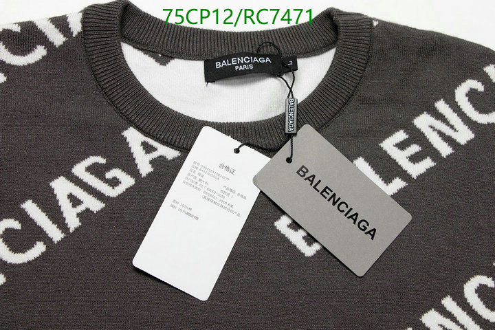 Balenciaga-Clothing Code: RC7471 $: 75USD