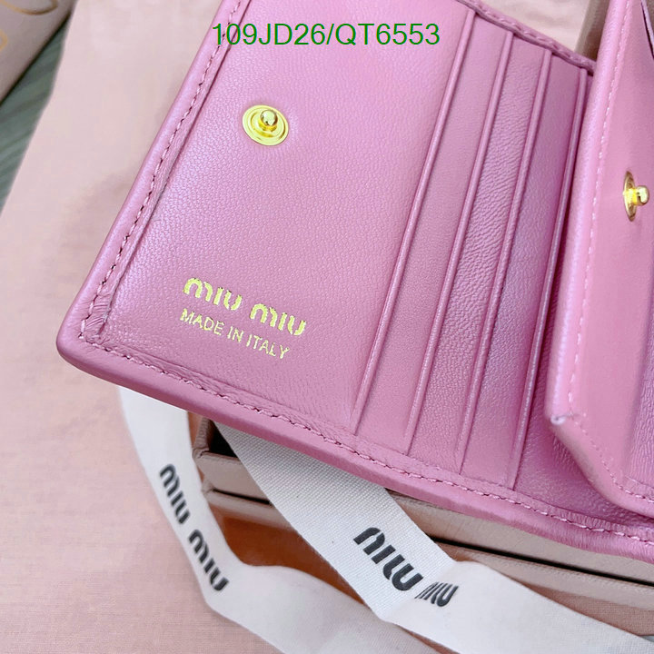 Miu Miu-Wallet Mirror Quality Code: QT6553 $: 109USD