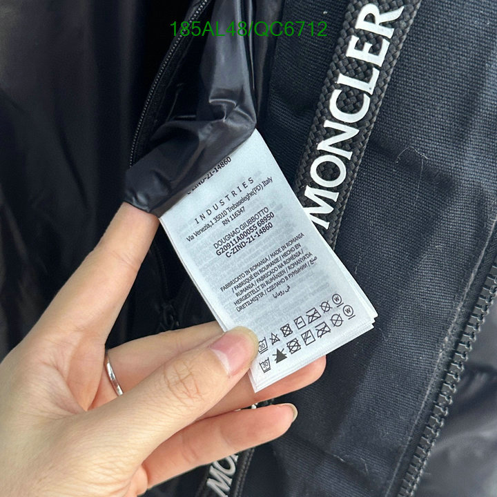 Moncler-Down jacket Men Code: QC6712 $: 185USD