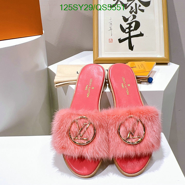 LV-Women Shoes Code: QS5551 $: 125USD