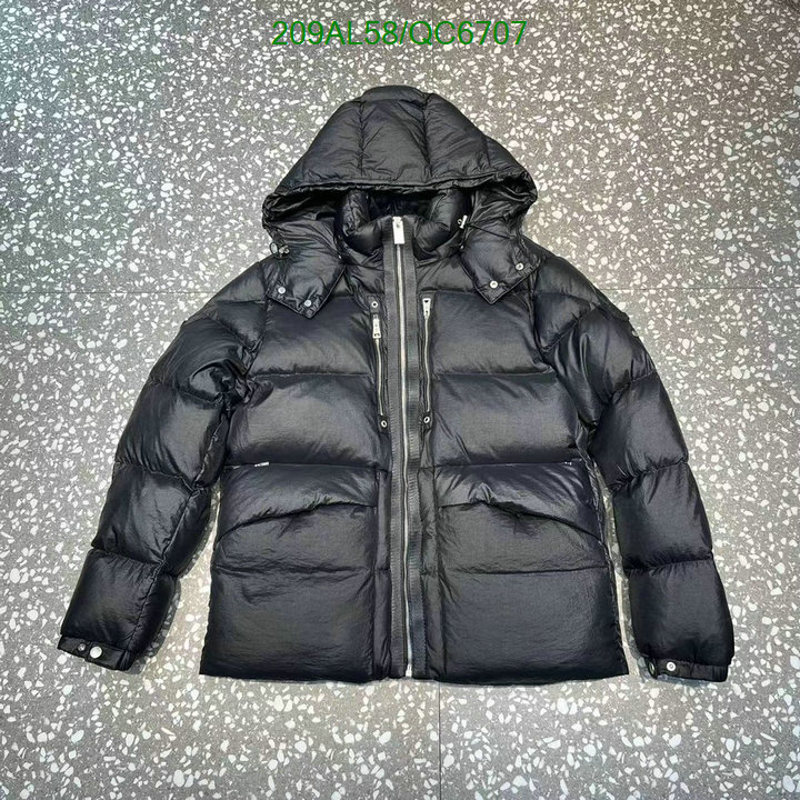 Moncler-Down jacket Men Code: QC6707 $: 209USD
