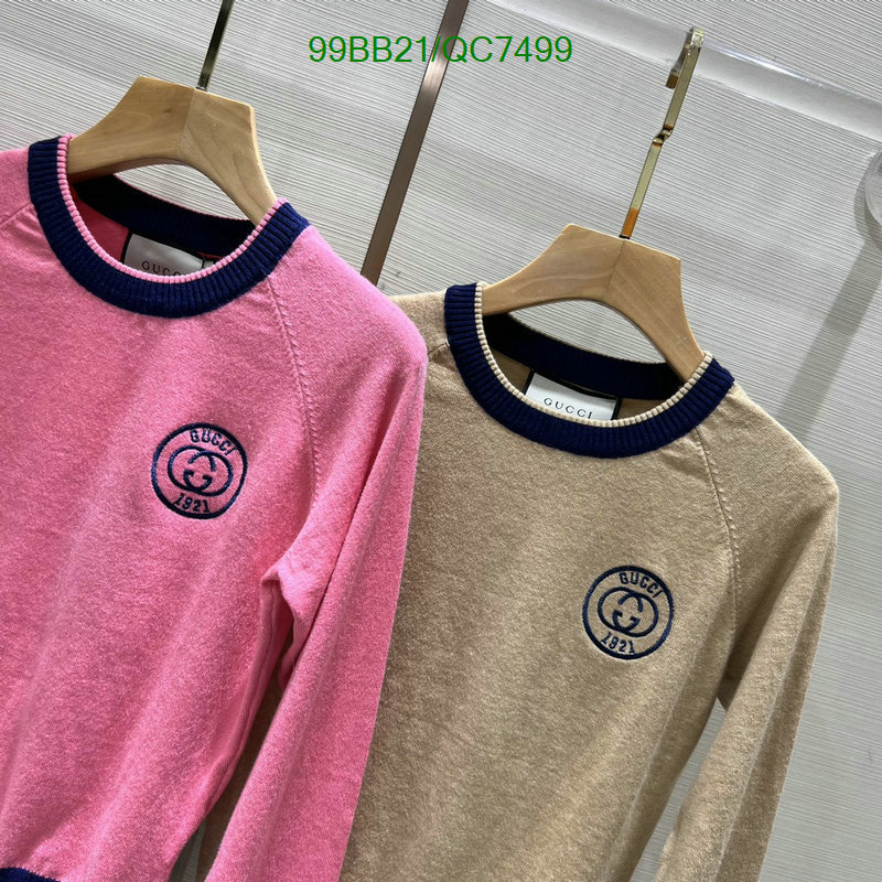 Gucci-Clothing Code: QC7499 $: 99USD