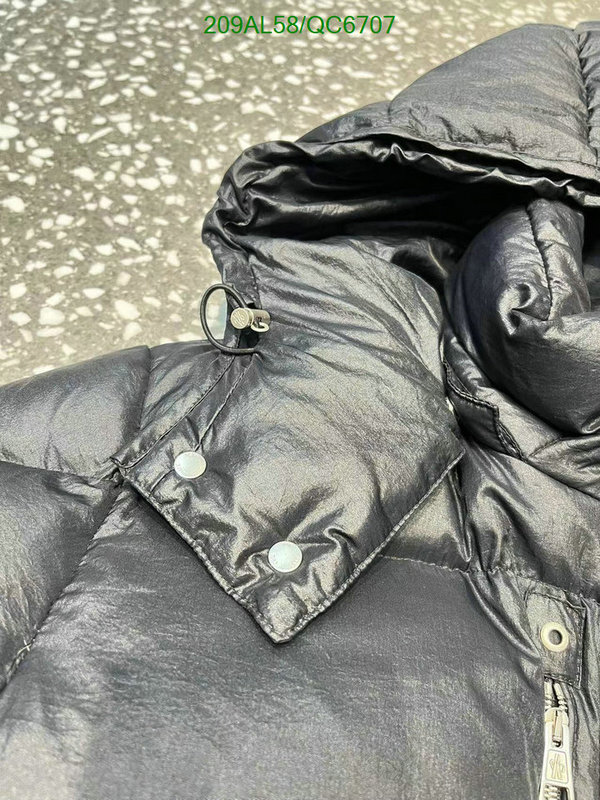 Moncler-Down jacket Men Code: QC6707 $: 209USD