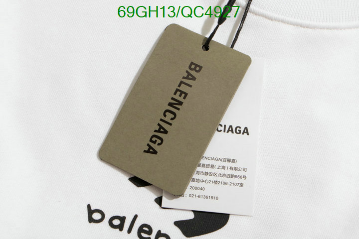 Balenciaga-Clothing Code: QC4927 $: 69USD