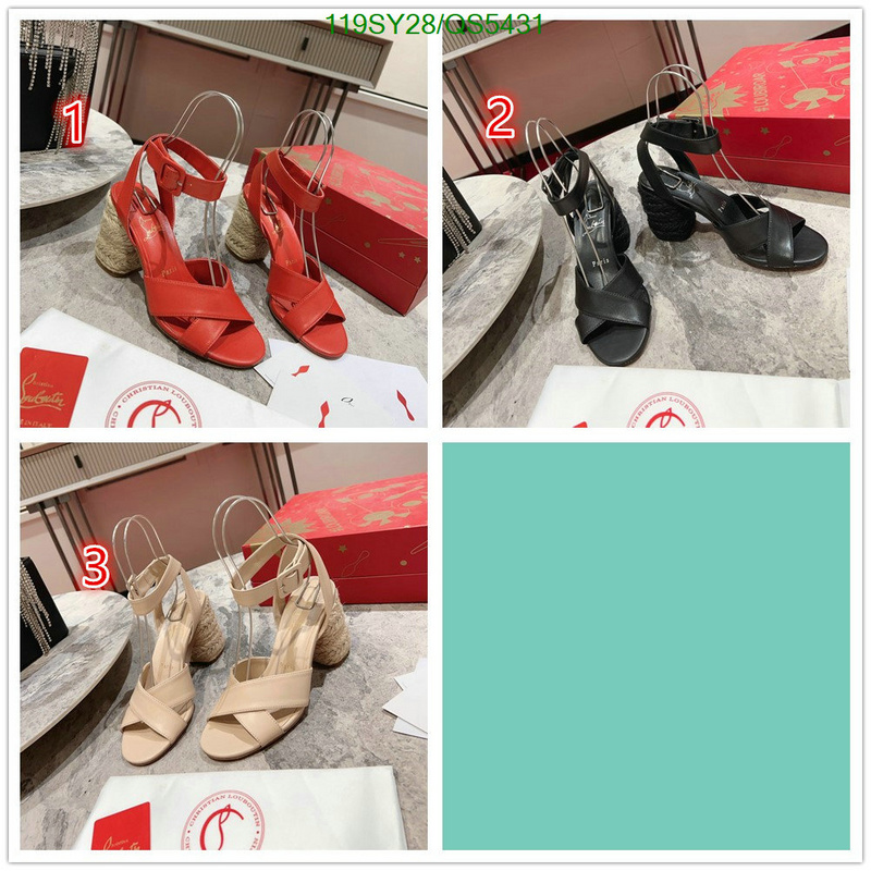 Christian Louboutin-Women Shoes Code: QS5431 $: 119USD