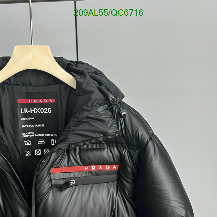 Prada-Down jacket Men Code: QC6716 $: 209USD