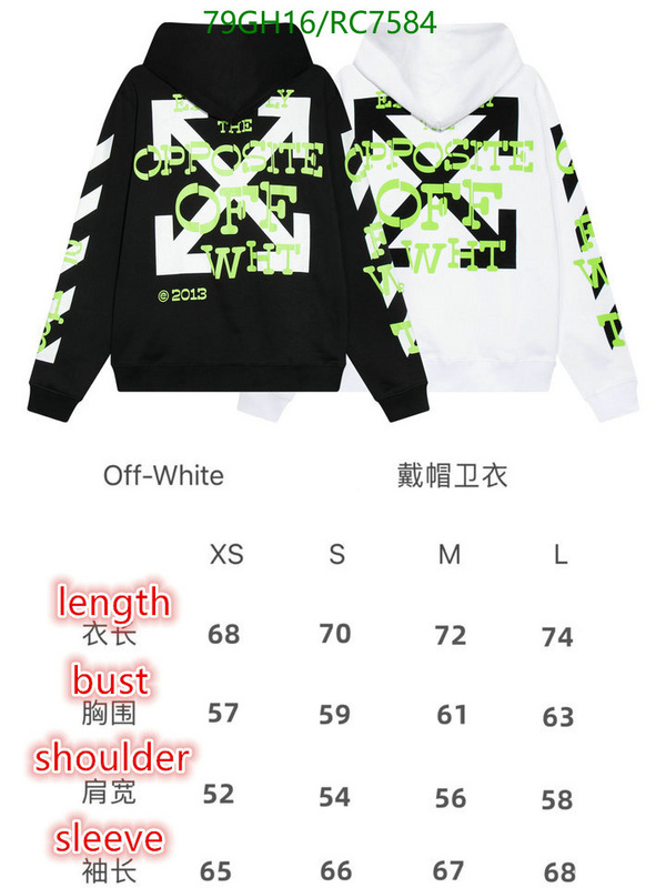 Off-White-Clothing Code: RC7584 $: 79USD