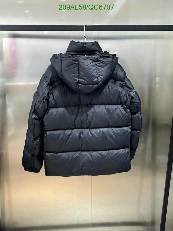 Moncler-Down jacket Men Code: QC6707 $: 209USD
