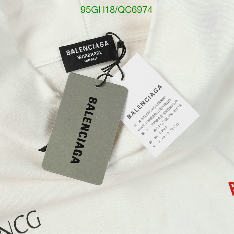 Balenciaga-Clothing Code: QC6974 $: 95USD