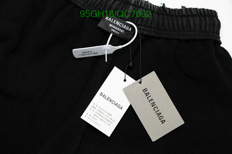 Balenciaga-Clothing Code: QC7092 $: 95USD
