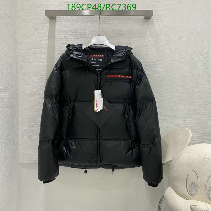Prada-Down jacket Men Code: RC7369 $: 189USD