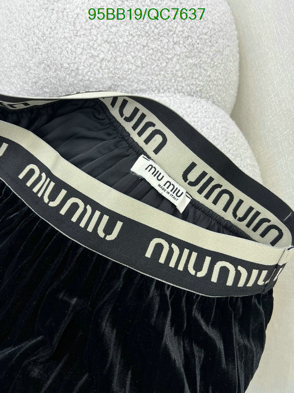 MIUMIU-Clothing Code: QC7637 $: 95USD