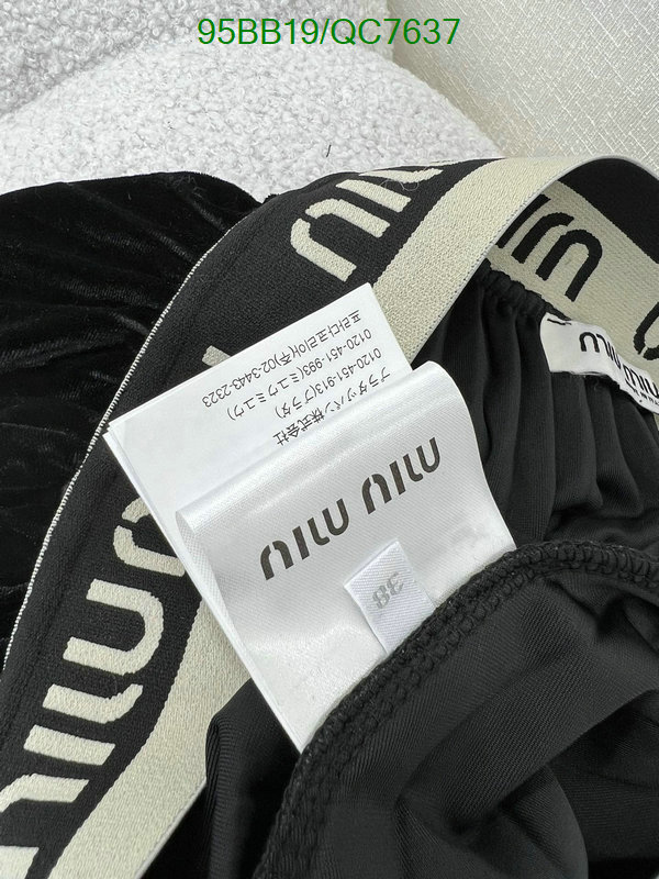 MIUMIU-Clothing Code: QC7637 $: 95USD