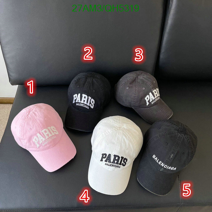 Balenciaga-Cap(Hat) Code: QH5319 $: 27USD