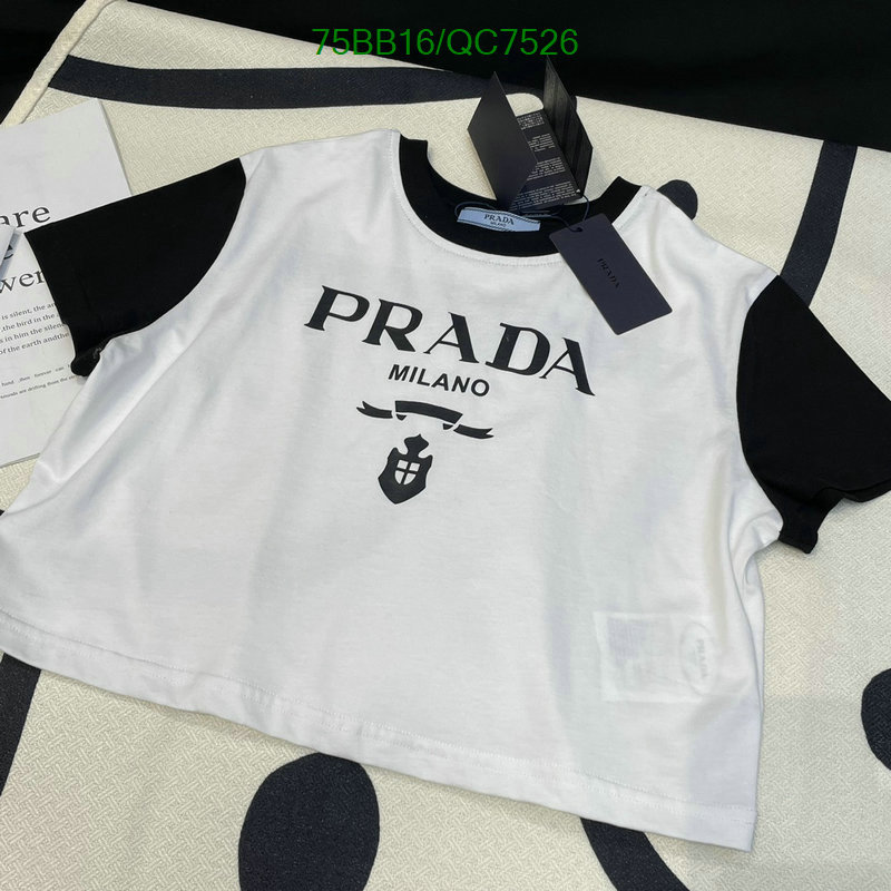 Prada-Clothing Code: QC7526 $: 75USD