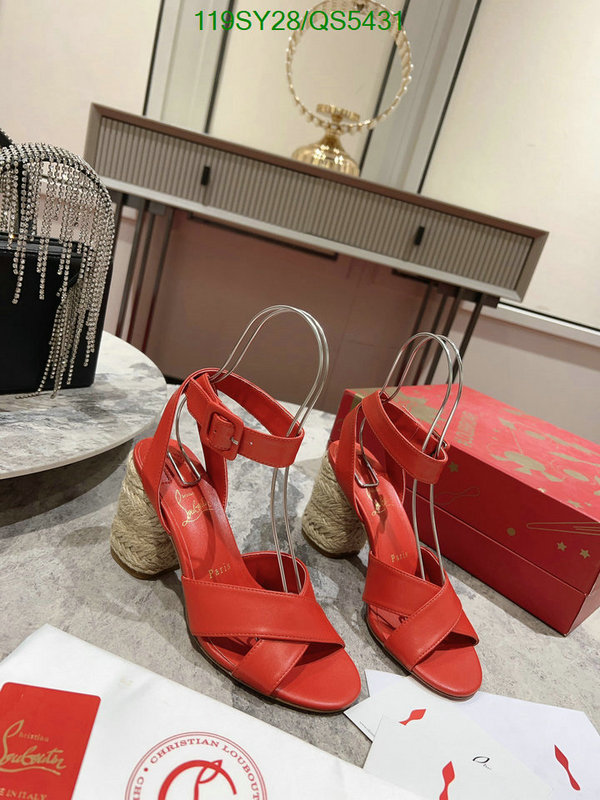 Christian Louboutin-Women Shoes Code: QS5431 $: 119USD