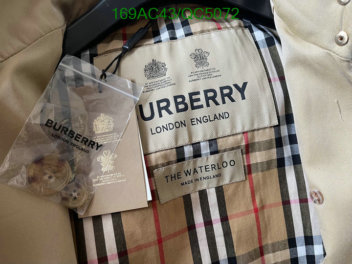 Burberry-Down jacket Women Code: QC5072 $: 169USD