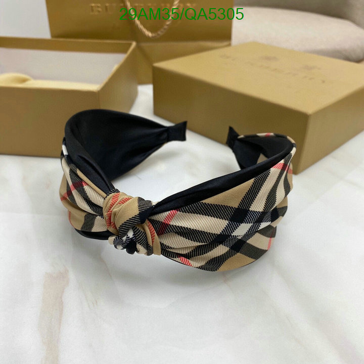 Burberry-Headband Code: QA5305 $: 29USD