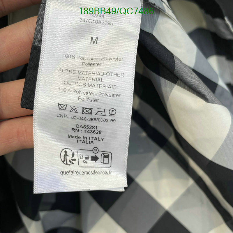 Dior-Clothing Code: QC7486 $: 189USD