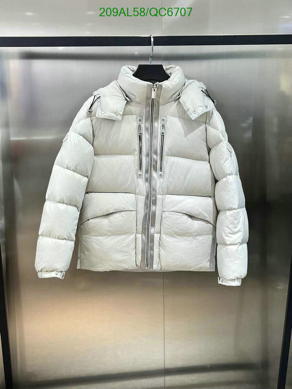 Moncler-Down jacket Men Code: QC6707 $: 209USD