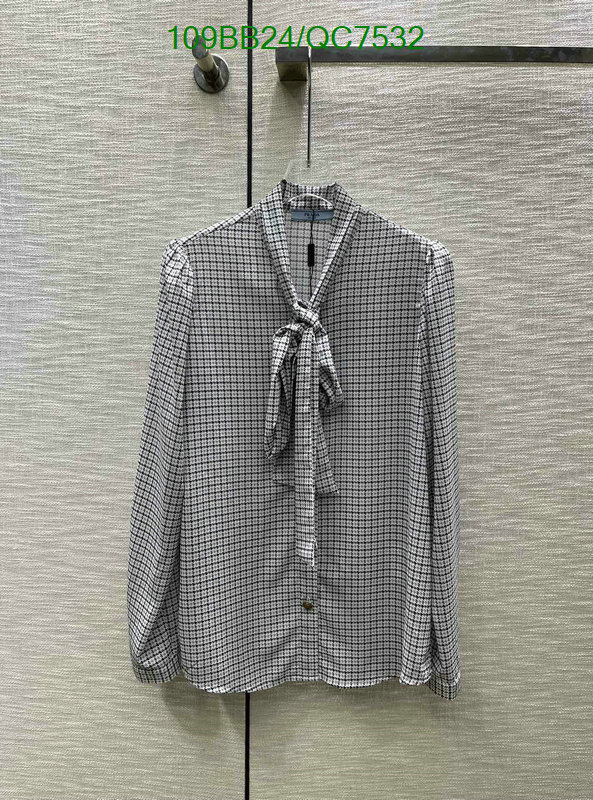 Prada-Clothing Code: QC7532 $: 109USD