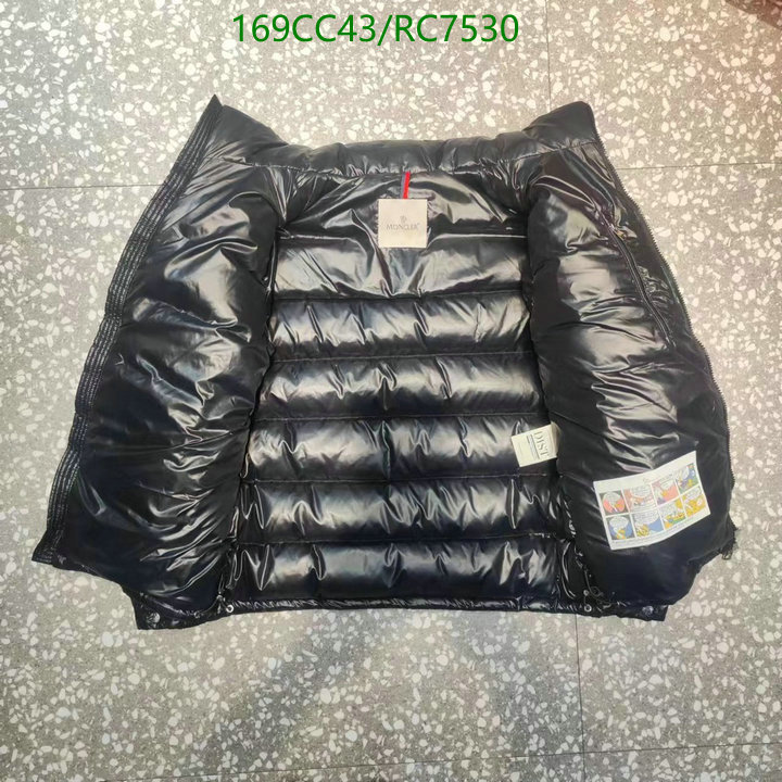 Moncler-Down jacket Men Code: RC7530 $: 169USD