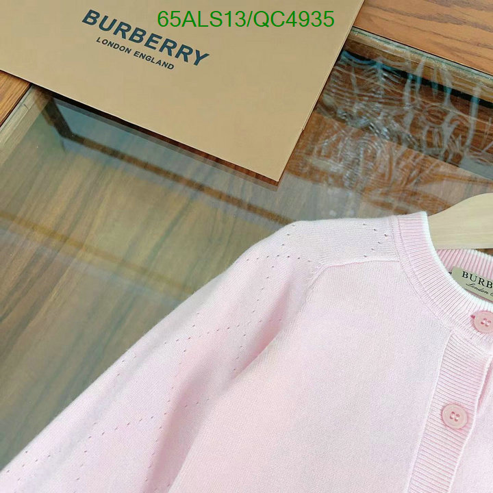 Burberry-Kids clothing Code: QC4935 $: 65USD