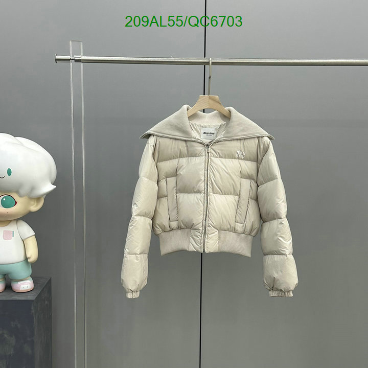 Miu Miu-Down jacket Women Code: QC6703 $: 209USD