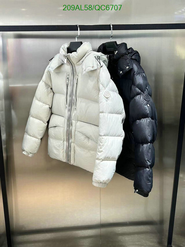Moncler-Down jacket Men Code: QC6707 $: 209USD