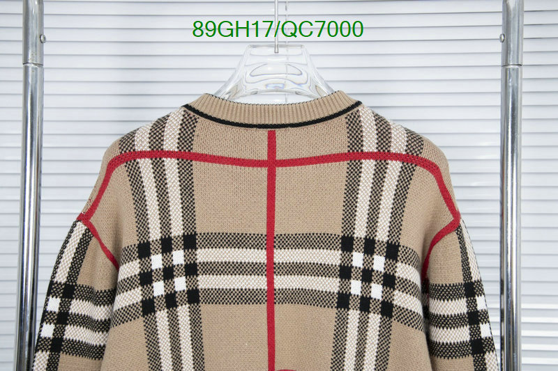 Burberry-Clothing Code: QC7000 $: 89USD